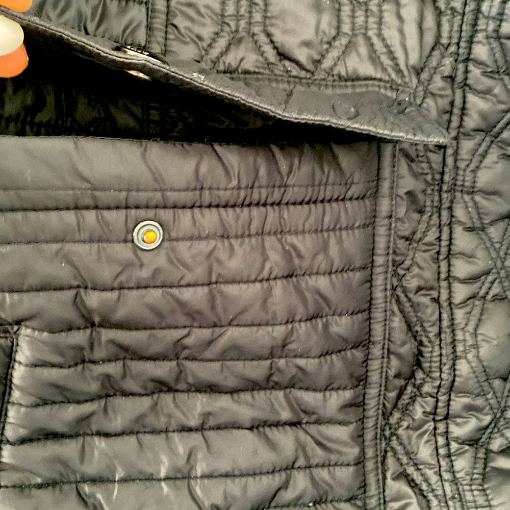 Burberry Black Hooded Coat - Picture 10 of 15
